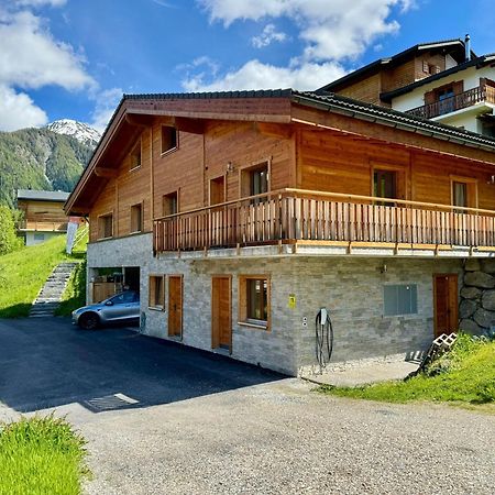La Tzoum'Hostel La Tzoumaz Bagian luar foto