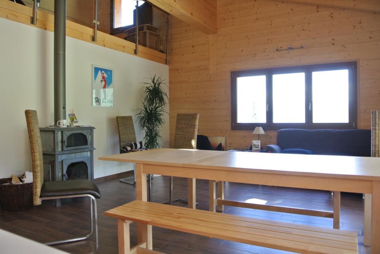 La Tzoum'Hostel La Tzoumaz Bagian luar foto