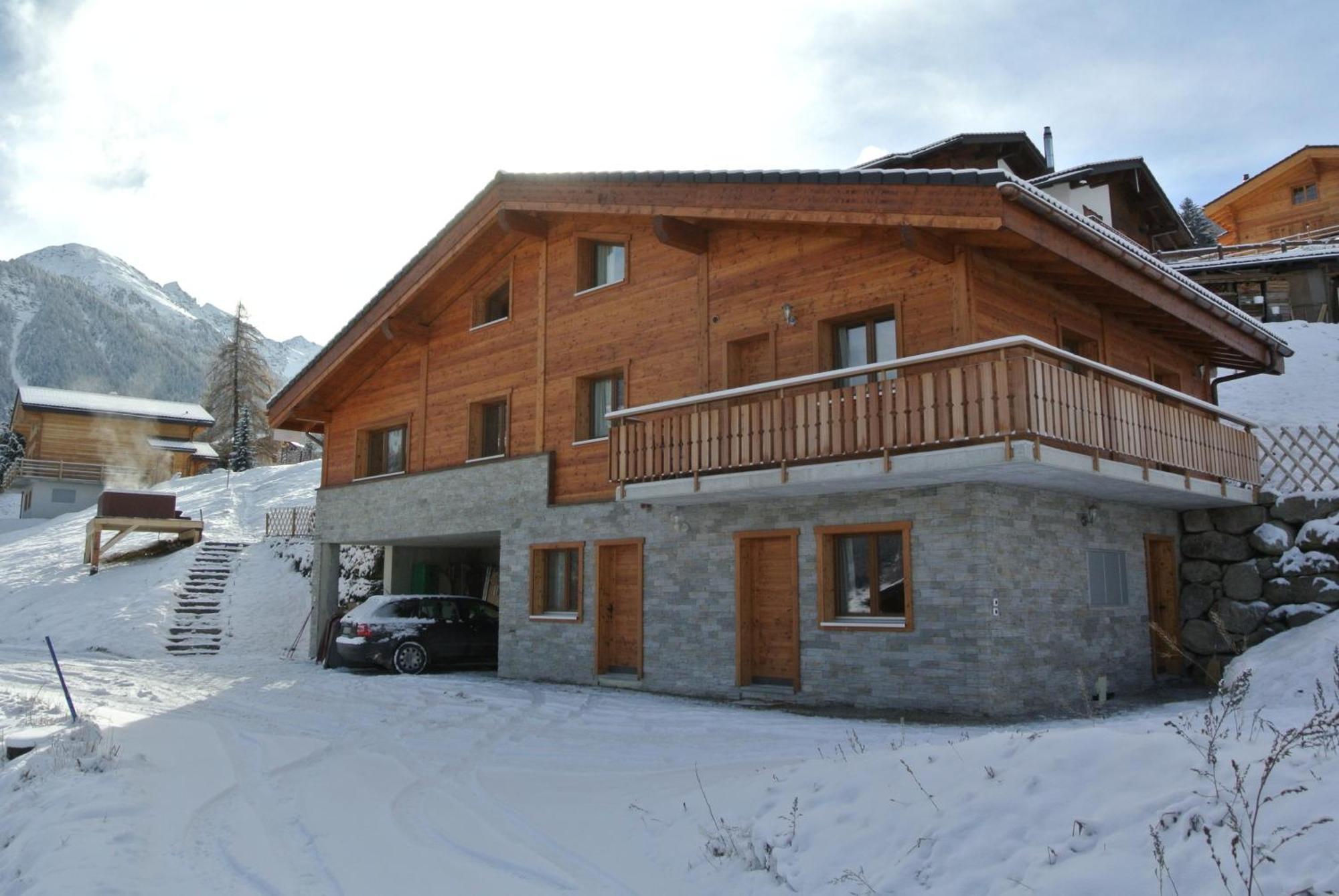La Tzoum'Hostel La Tzoumaz Bagian luar foto