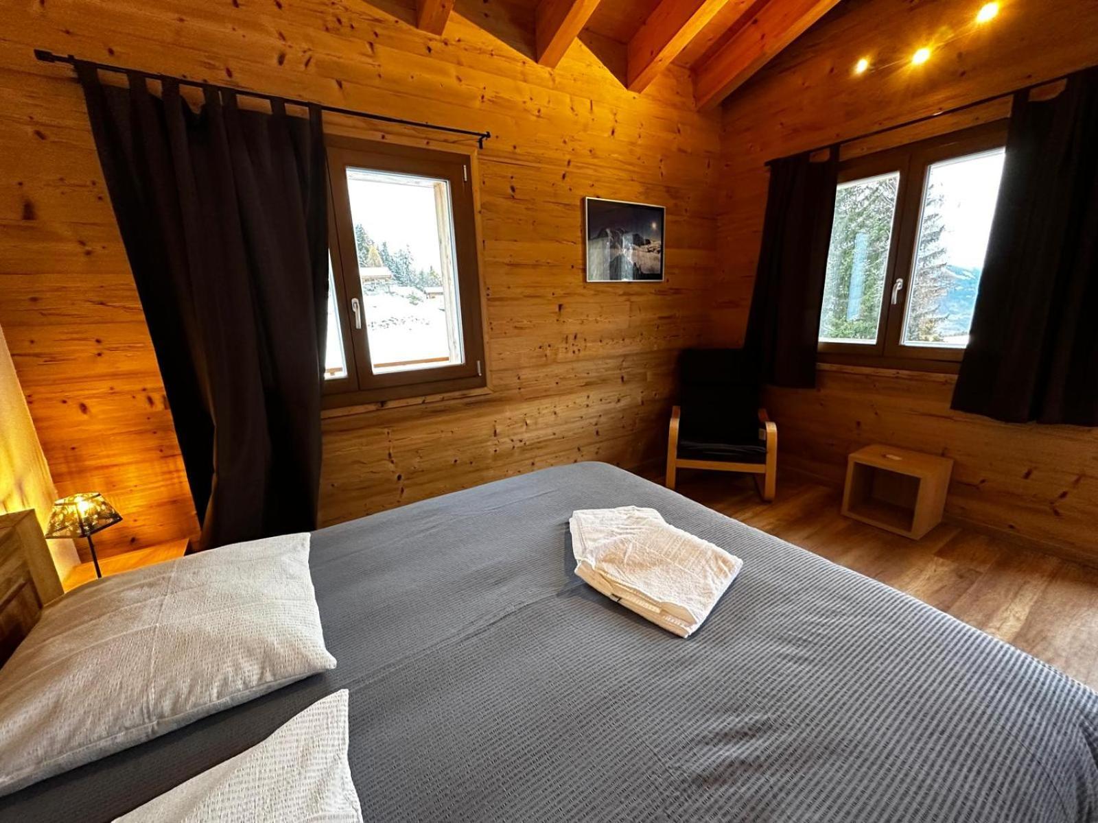 La Tzoum'Hostel La Tzoumaz Bagian luar foto